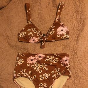 Madewell floral recycled swimsuit